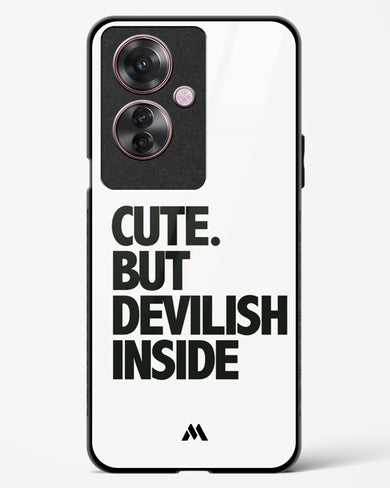 Cute But Devilish Inside Glass Case Phone Cover (Oppo)