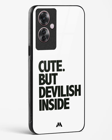 Cute But Devilish Inside Glass Case Phone Cover (Oppo)