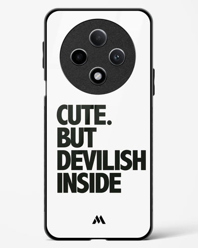 Cute But Devilish Inside Glass Case Phone Cover (Oppo)