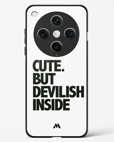 Cute But Devilish Inside Glass Case Phone Cover (Oppo)
