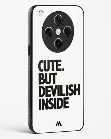 Cute But Devilish Inside Glass Case Phone Cover (Oppo)