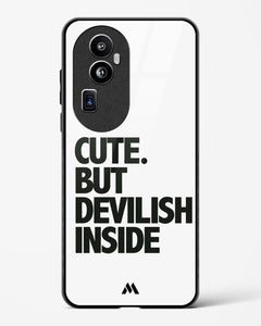 Cute But Devilish Inside Glass Case Phone Cover (Oppo)