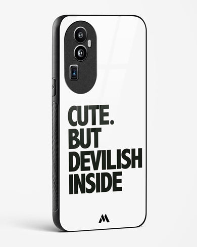 Cute But Devilish Inside Glass Case Phone Cover (Oppo)