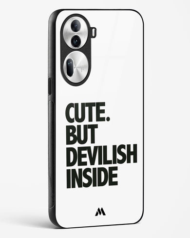 Cute But Devilish Inside Glass Case Phone Cover (Oppo)