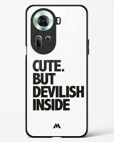 Cute But Devilish Inside Glass Case Phone Cover (Oppo)