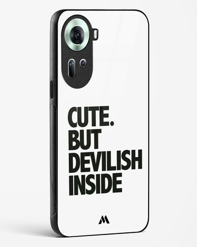 Cute But Devilish Inside Glass Case Phone Cover (Oppo)