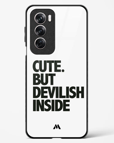 Cute But Devilish Inside Glass Case Phone Cover (Oppo)