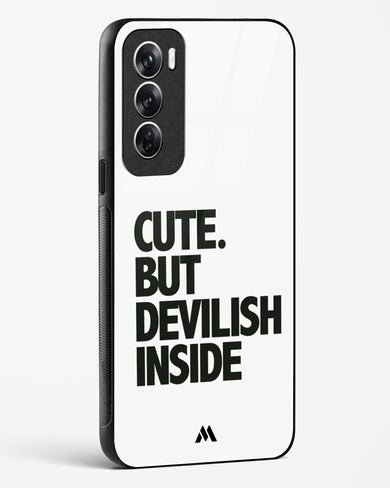 Cute But Devilish Inside Glass Case Phone Cover (Oppo)