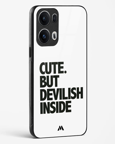 Cute But Devilish Inside Glass Case Phone Cover (Oppo)