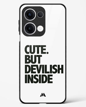 Cute But Devilish Inside Glass Case Phone Cover (Oppo)