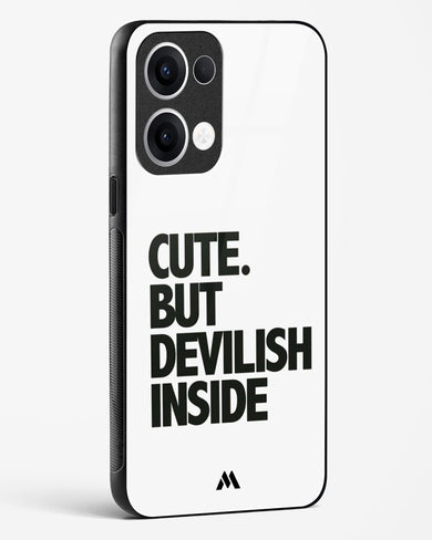 Cute But Devilish Inside Glass Case Phone Cover (Oppo)