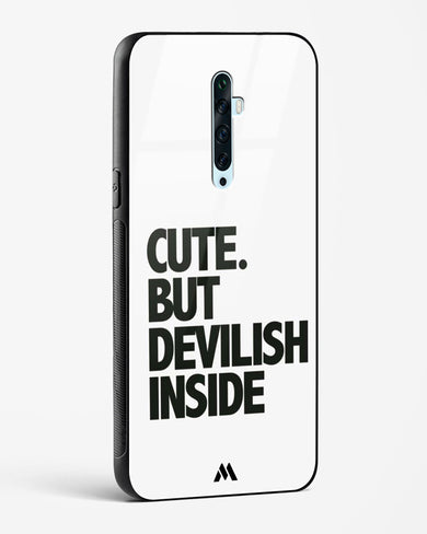 Cute But Devilish Inside Glass Case Phone Cover (Oppo)