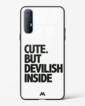 Cute But Devilish Inside Glass Case Phone Cover-(Oppo)
