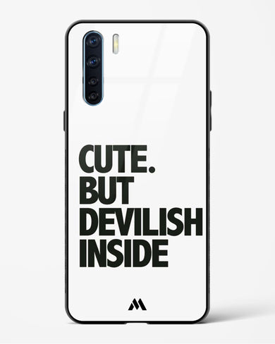 Cute But Devilish Inside Glass Case Phone Cover (Oppo)