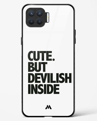 Cute But Devilish Inside Glass Case Phone Cover (Oppo)