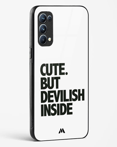 Cute But Devilish Inside Glass Case Phone Cover (Oppo)