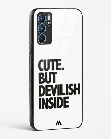 Cute But Devilish Inside Glass Case Phone Cover (Oppo)