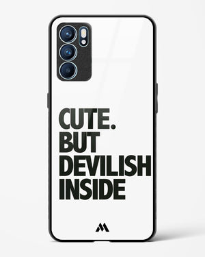 Cute But Devilish Inside Glass Case Phone Cover-(Oppo)