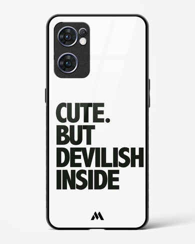 Cute But Devilish Inside Glass Case Phone Cover (Oppo)