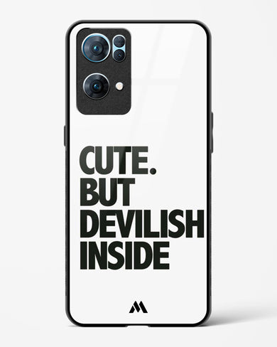 Cute But Devilish Inside Glass Case Phone Cover (Oppo)