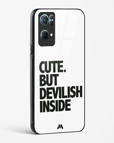 Cute But Devilish Inside Glass Case Phone Cover (Oppo)