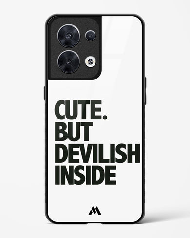 Cute But Devilish Inside Glass Case Phone Cover (Oppo)