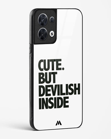 Cute But Devilish Inside Glass Case Phone Cover (Oppo)