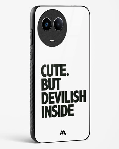 Cute But Devilish Inside Glass Case Phone Cover (Realme)