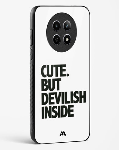 Cute But Devilish Inside Glass Case Phone Cover (Realme)