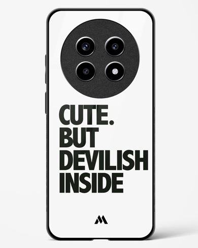 Cute But Devilish Inside Glass Case Phone Cover (Realme)