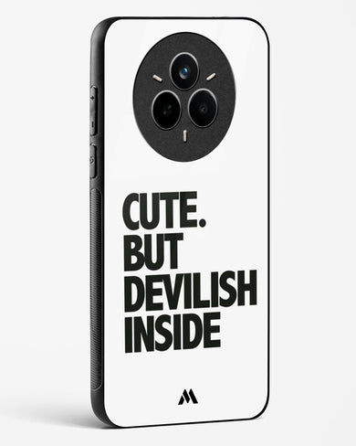 Cute But Devilish Inside Glass Case Phone Cover (Realme)