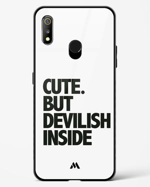 Cute But Devilish Inside Glass Case Phone Cover-(Realme)