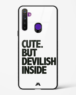 Cute But Devilish Inside Glass Case Phone Cover-(Realme)