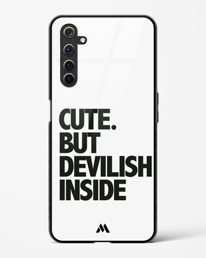 Cute But Devilish Inside Glass Case Phone Cover-(Realme)