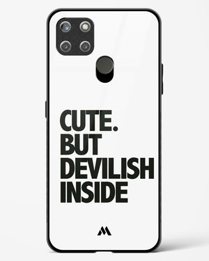 Cute But Devilish Inside Glass Case Phone Cover-(Realme)