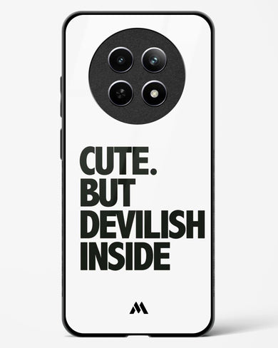 Cute But Devilish Inside Glass Case Phone Cover (Realme)