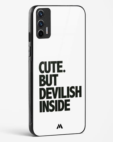 Cute But Devilish Inside Glass Case Phone Cover (Realme)