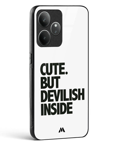 Cute But Devilish Inside Glass Case Phone Cover (Realme)