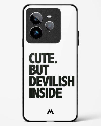Cute But Devilish Inside Glass Case Phone Cover (Realme)