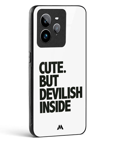 Cute But Devilish Inside Glass Case Phone Cover (Realme)