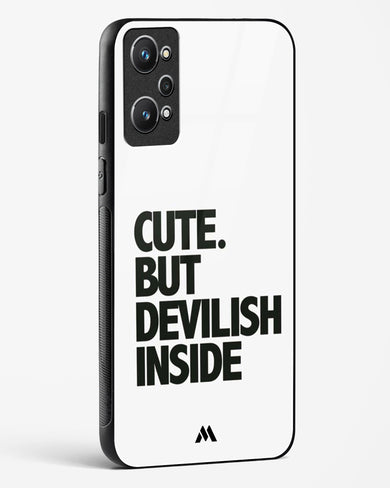 Cute But Devilish Inside Glass Case Phone Cover (Realme)