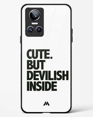 Cute But Devilish Inside Glass Case Phone Cover-(Realme)