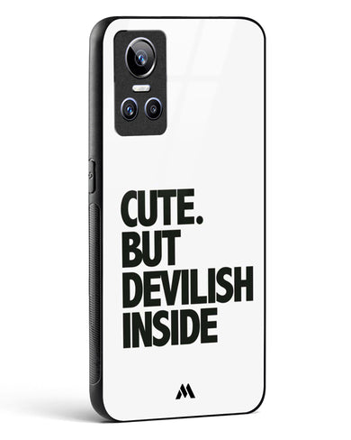 Cute But Devilish Inside Glass Case Phone Cover (Realme)