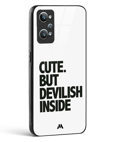Cute But Devilish Inside Glass Case Phone Cover (Realme)