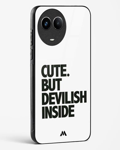 Cute But Devilish Inside Glass Case Phone Cover (Realme)