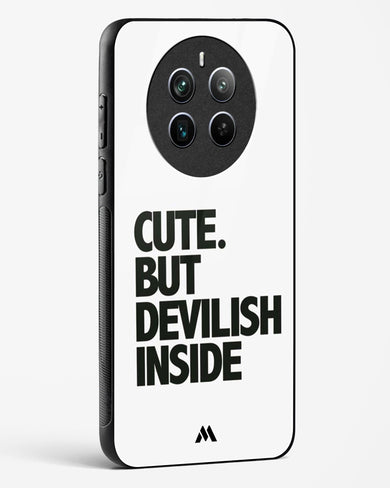 Cute But Devilish Inside Glass Case Phone Cover (Realme)