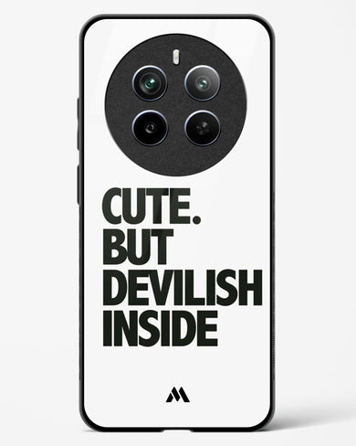 Cute But Devilish Inside Glass Case Phone Cover (Realme)