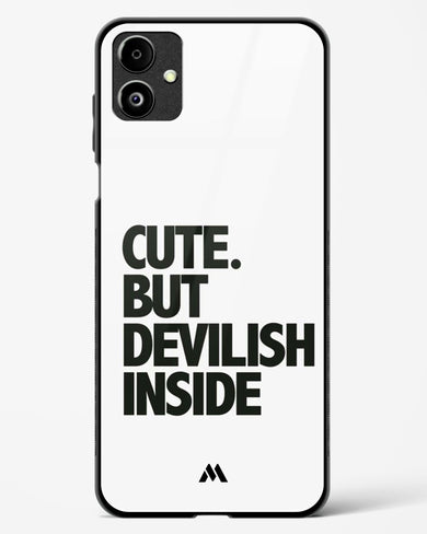 Cute But Devilish Inside Glass Case Phone Cover (Samsung)