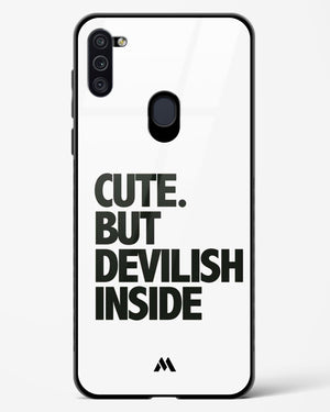 Cute But Devilish Inside Glass Case Phone Cover-(Samsung)