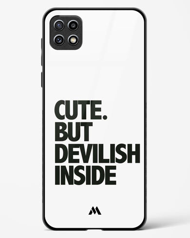 Cute But Devilish Inside Glass Case Phone Cover-(Samsung)